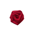 Broche tissu fleur rouge femme