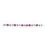 Bracelet Cristal Rose swarovski en argent massif pour Femme