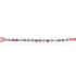 Collier choker Swarovski cristal rose femme bijouterie ixelles