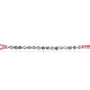 Collier choker Swarovski cristal rose femme bijouterie ixelles