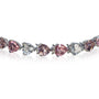 Collier choker Swarovski cristal rose femme