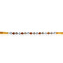 Collier Cristal Orange Femme bijouterie bruxelles