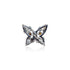 Broche Papillon Cristal Orange Femme argent artemi Fine jewelry
