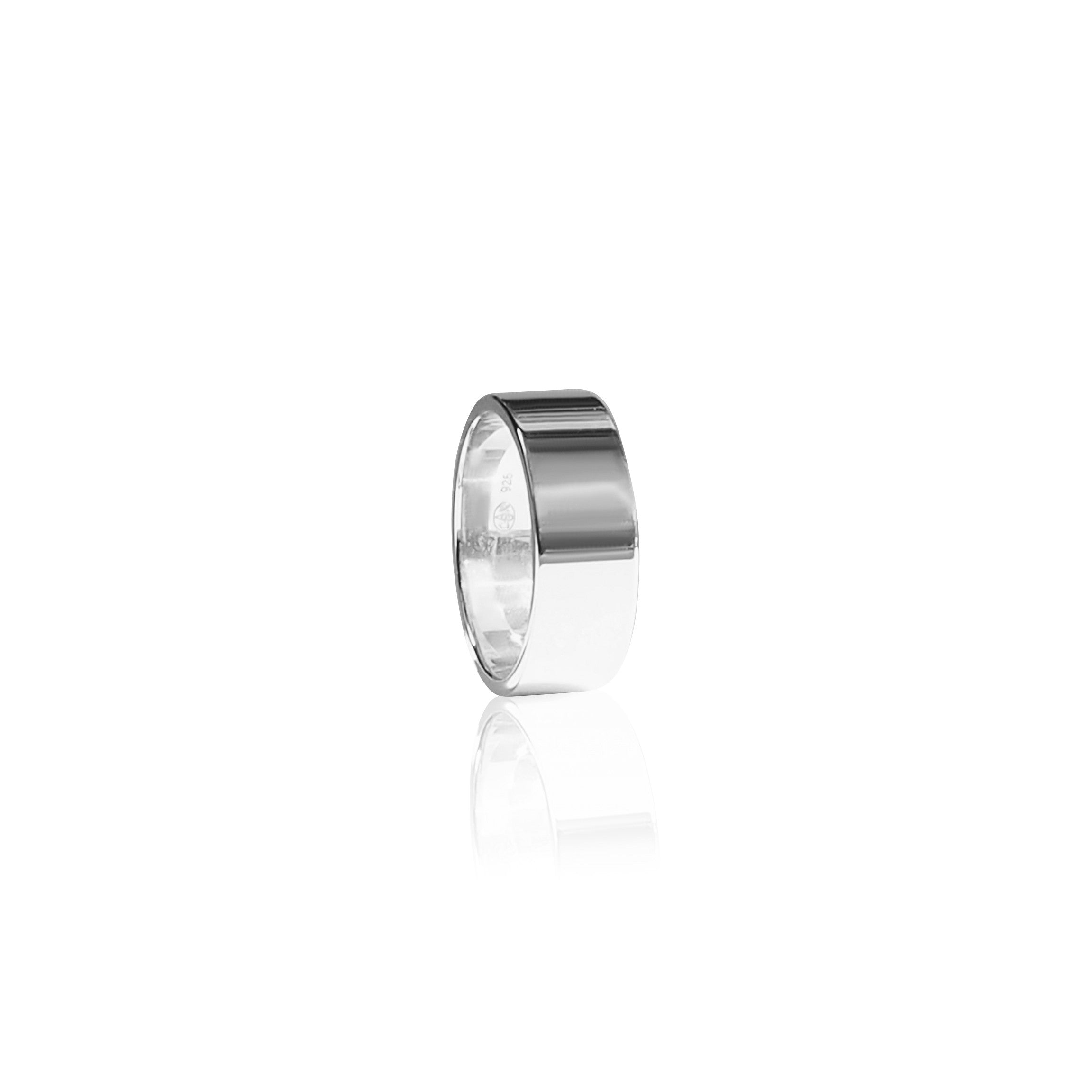 4mm Flat Wedding Band for Men