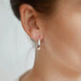 Boucles d'oreilles argent goutte crochet