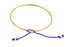 Bracelet esclave plaqué or femme