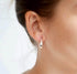 Boucles oreilles gouttes argent