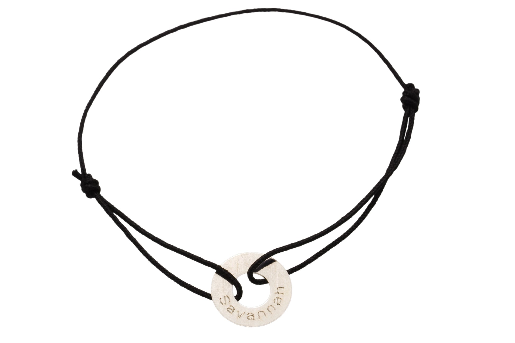 Bracelet cible corde personnalisé homme