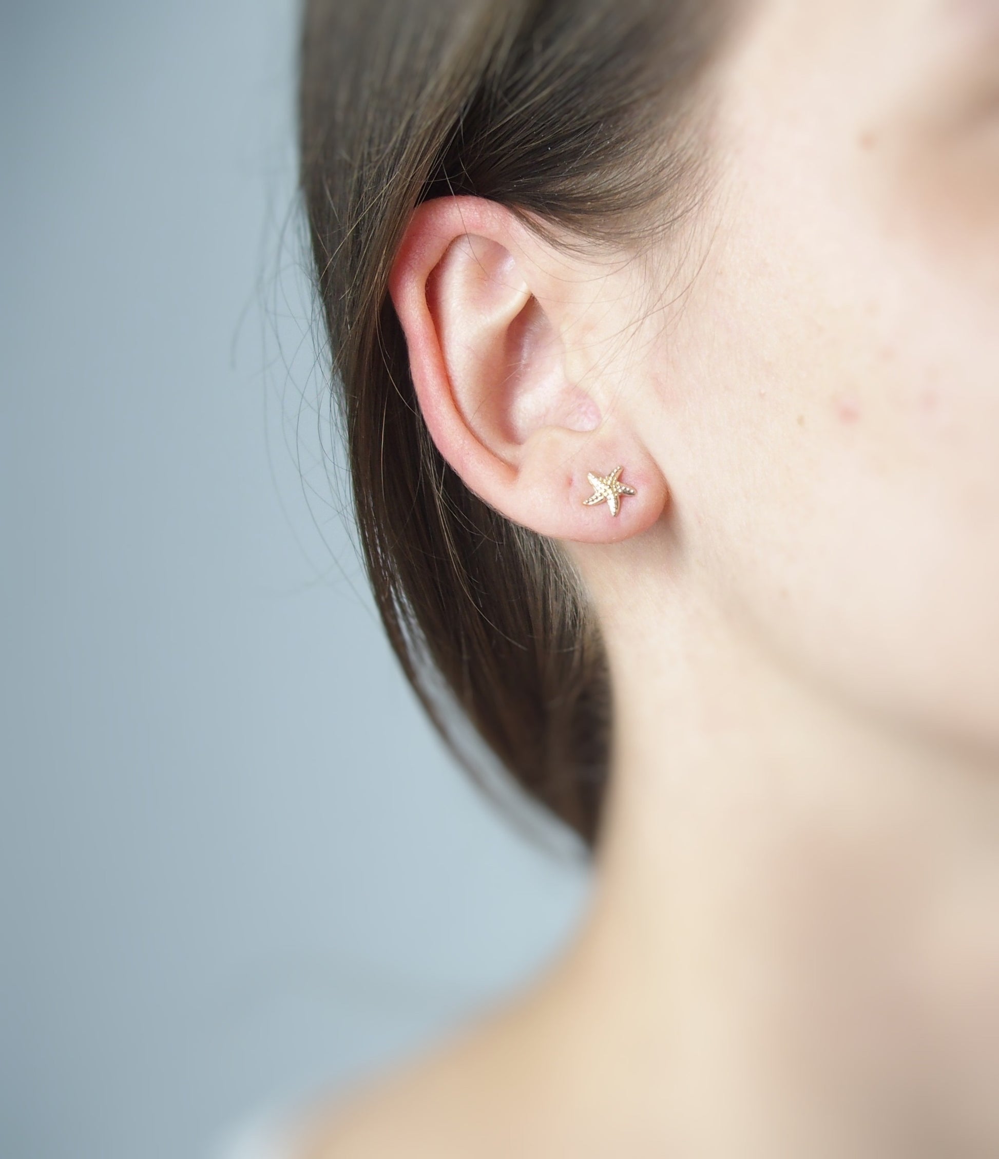 Boucles oreilles étoile mer