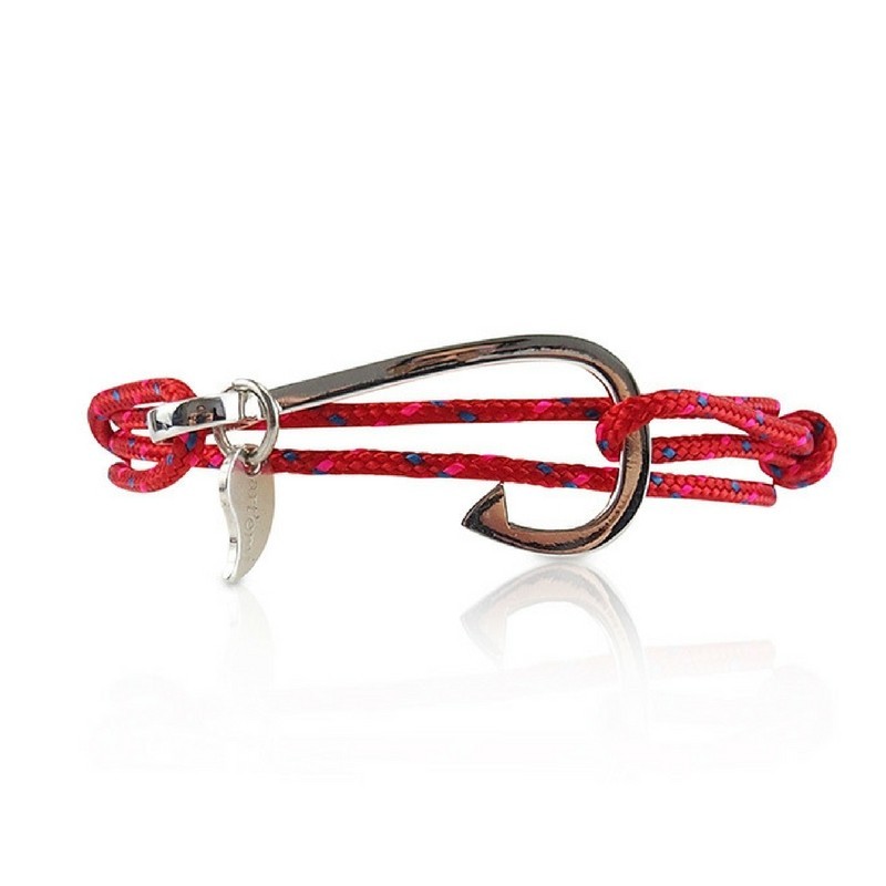 Bracelet crochet hameçon homme