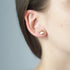 Boucles oreilles coquillage vermeil