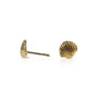 Boucles oreilles coquillage vermeil