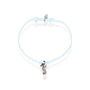 Bracelet hippocampe argent femme