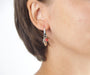 Boucles oreilles crochets corail