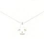 Collier personnage garçon argent personnalisé femme