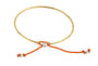 Bracelet esclave plaqué or femme