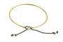 Bracelet esclave plaqué or femme