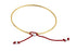 Bracelet esclave plaqué or femme