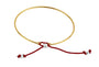 Bracelet esclave plaqué or femme