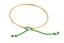 Bracelet esclave plaqué or femme