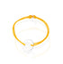Bracelet médaille goutte femme