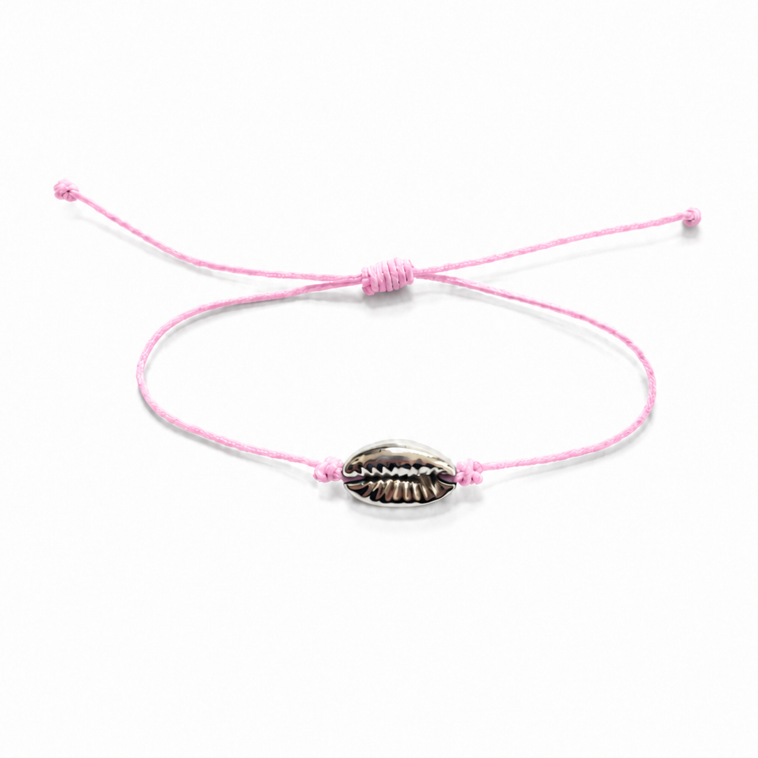 Bracelet coquillage argent femme