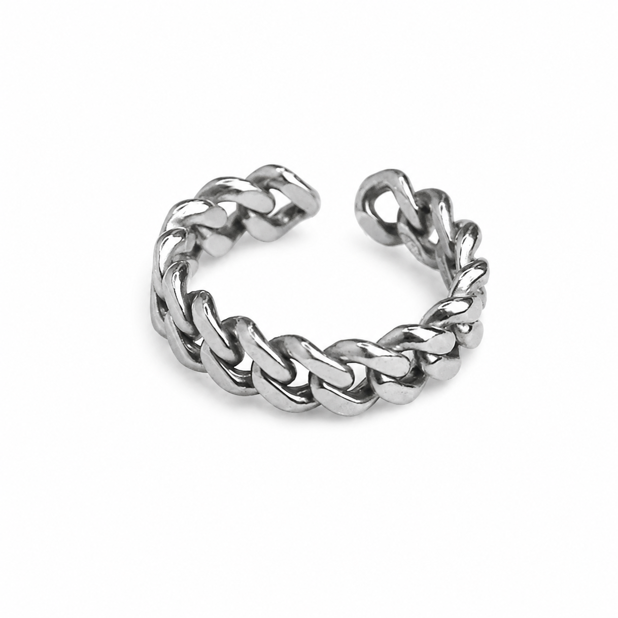 Women's ring with 925 sterling silver chain 