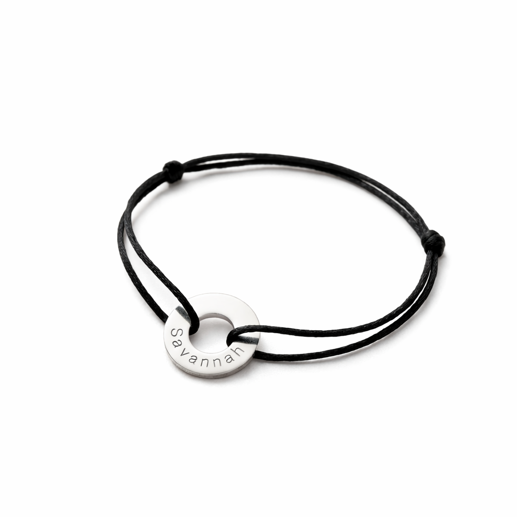 Bracelet cible corde personnalisé enfant