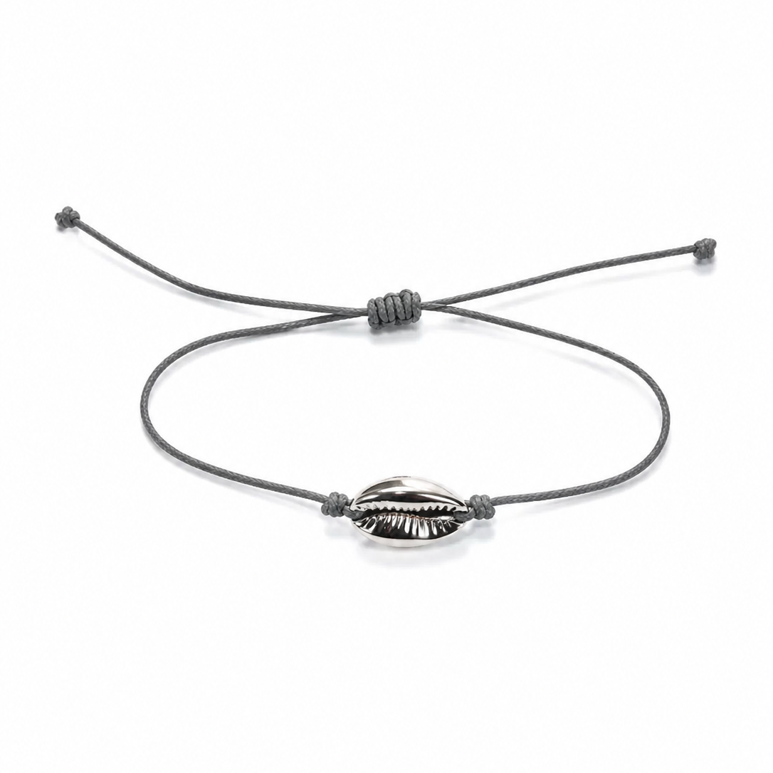 Bracelet coquillage argent femme