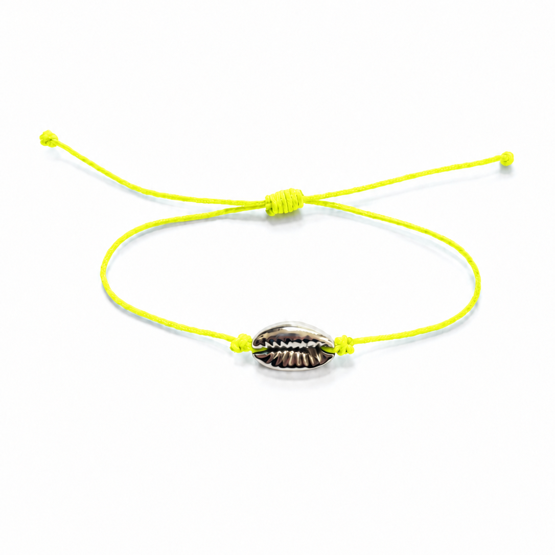 Bracelet coquillage argent femme