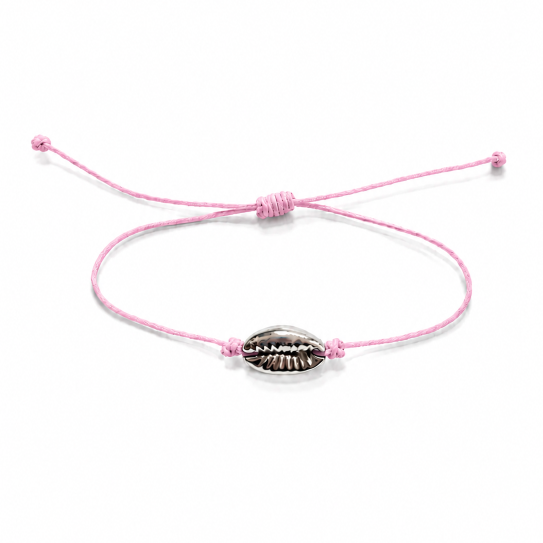 Bracelet coquillage argent femme