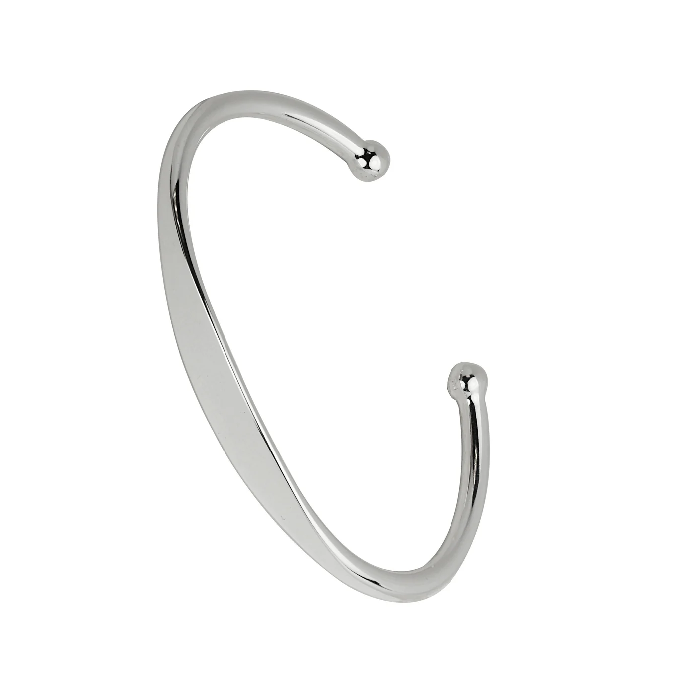 Men's Personalized Silver Slave Bracelet