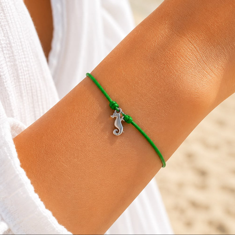 Zilveren armband met zeepaardje voor dames 