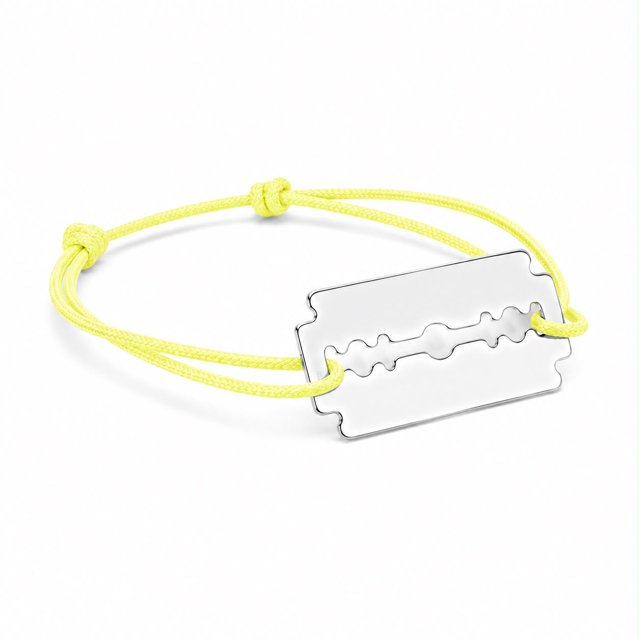 Bracelet personnalisable lame de rasoir homme