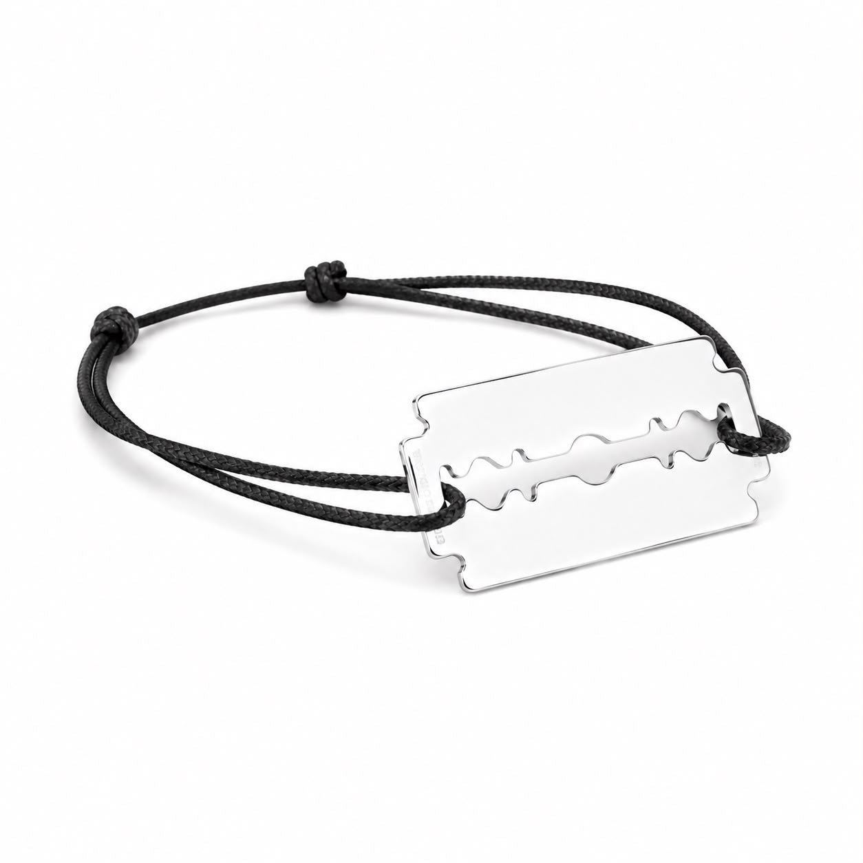 Bracelet personnalisable lame de rasoir homme
