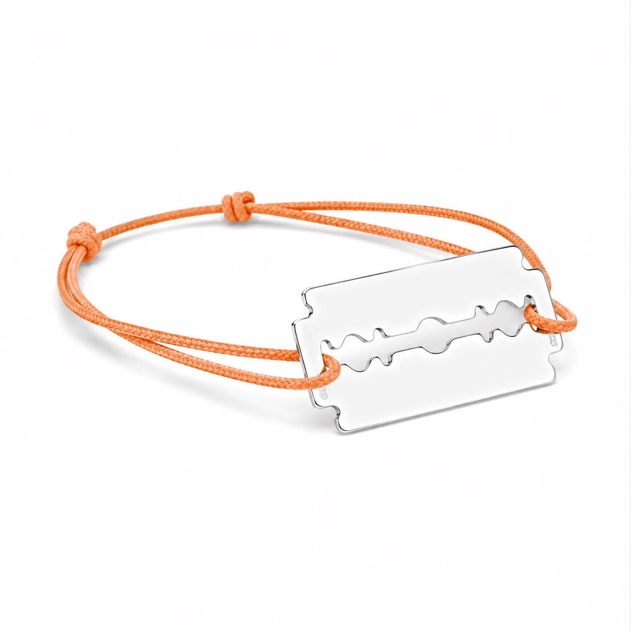 Bracelet personnalisable lame de rasoir homme
