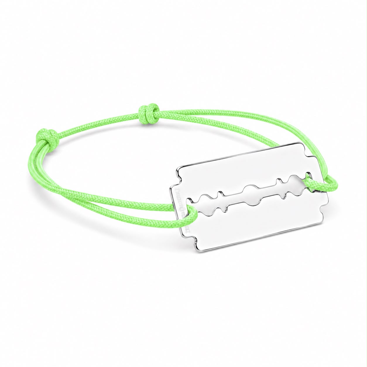 Bracelet personnalisable lame de rasoir homme