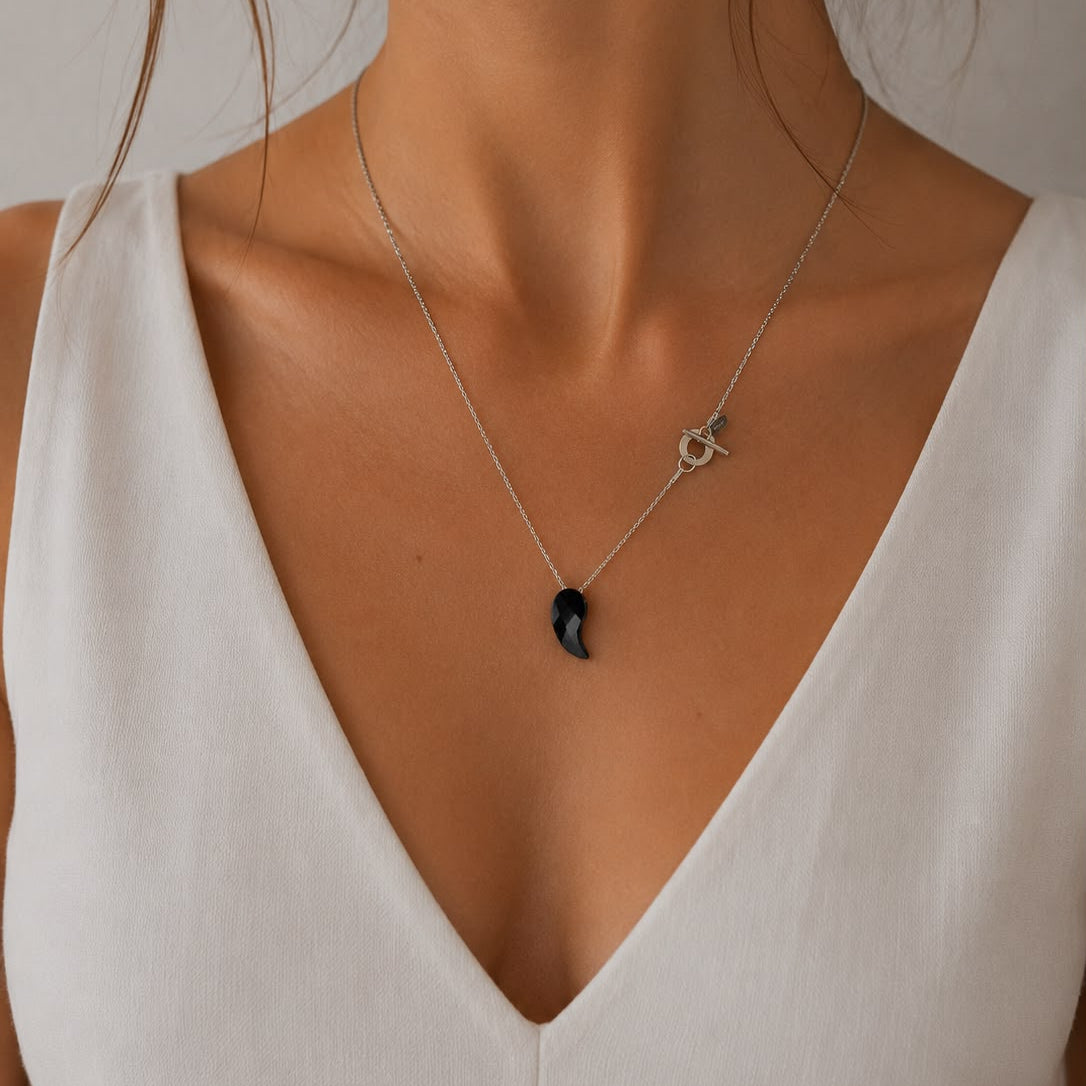 Women's Agate Drop Necklace