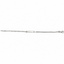 Personalized silver baby bracelet