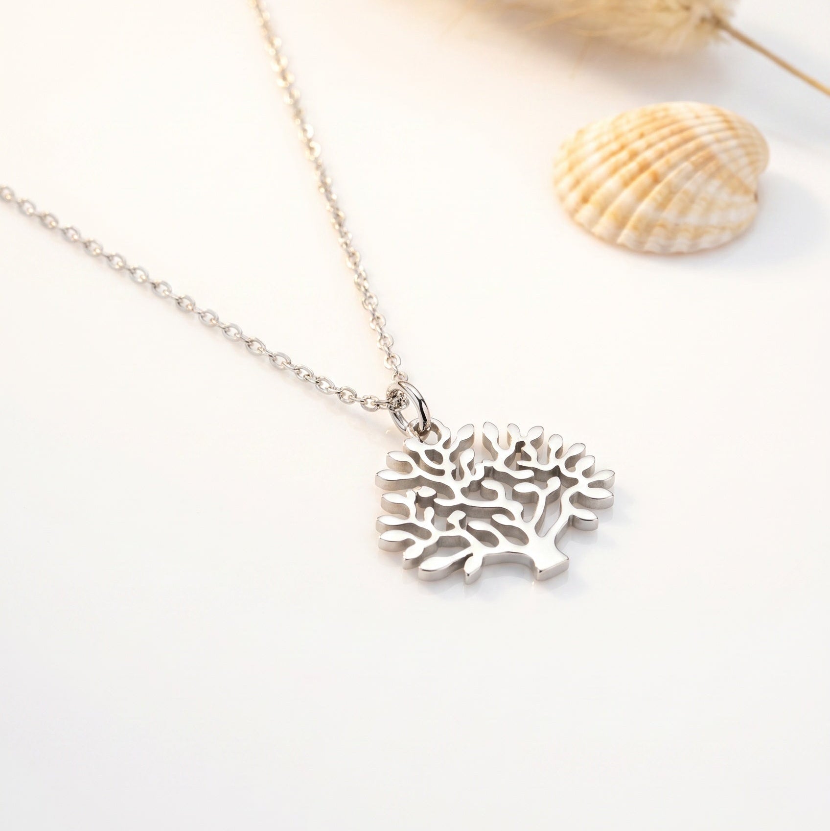 Silver Tree of Life Pendant for Children