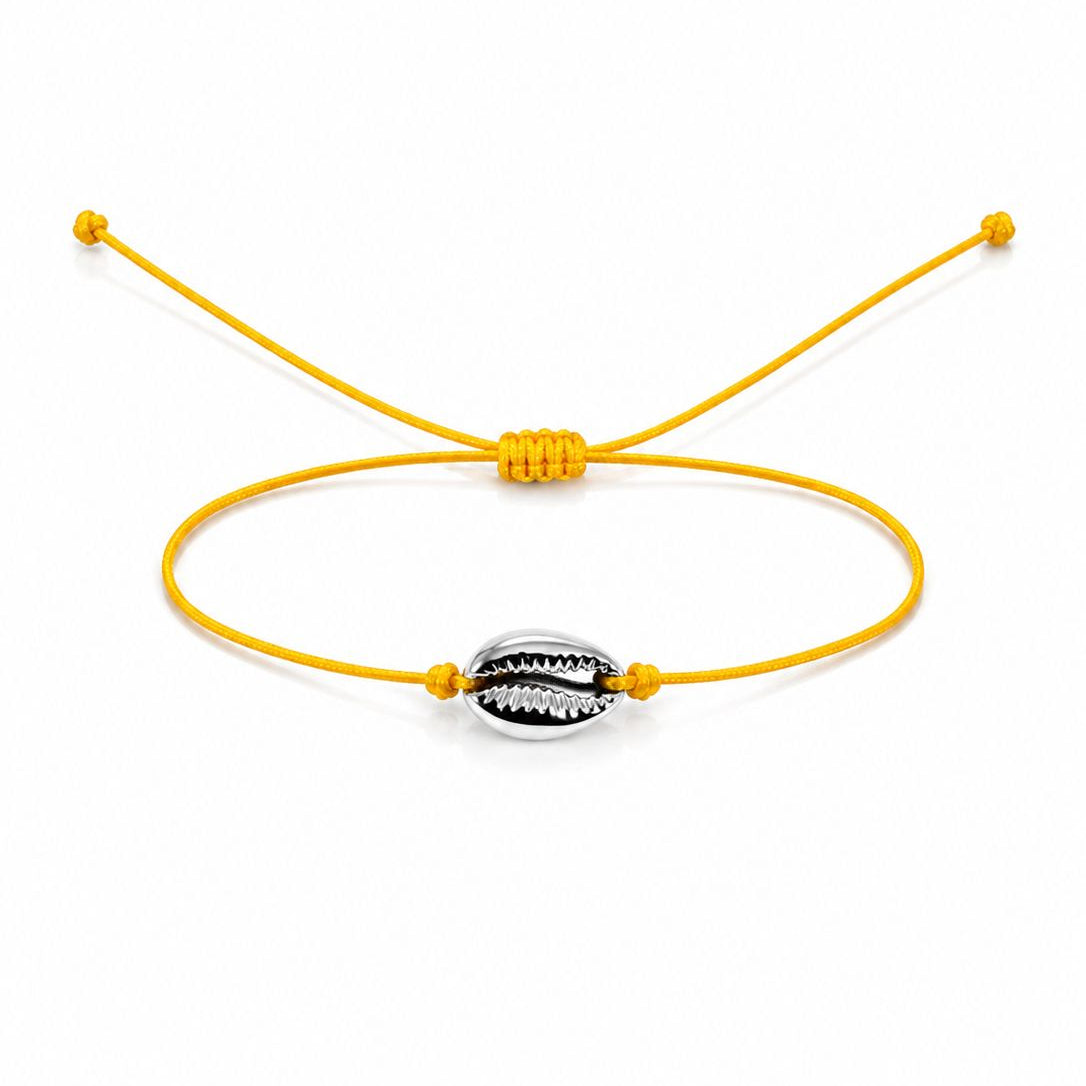 Bracelet coquillage argent femme