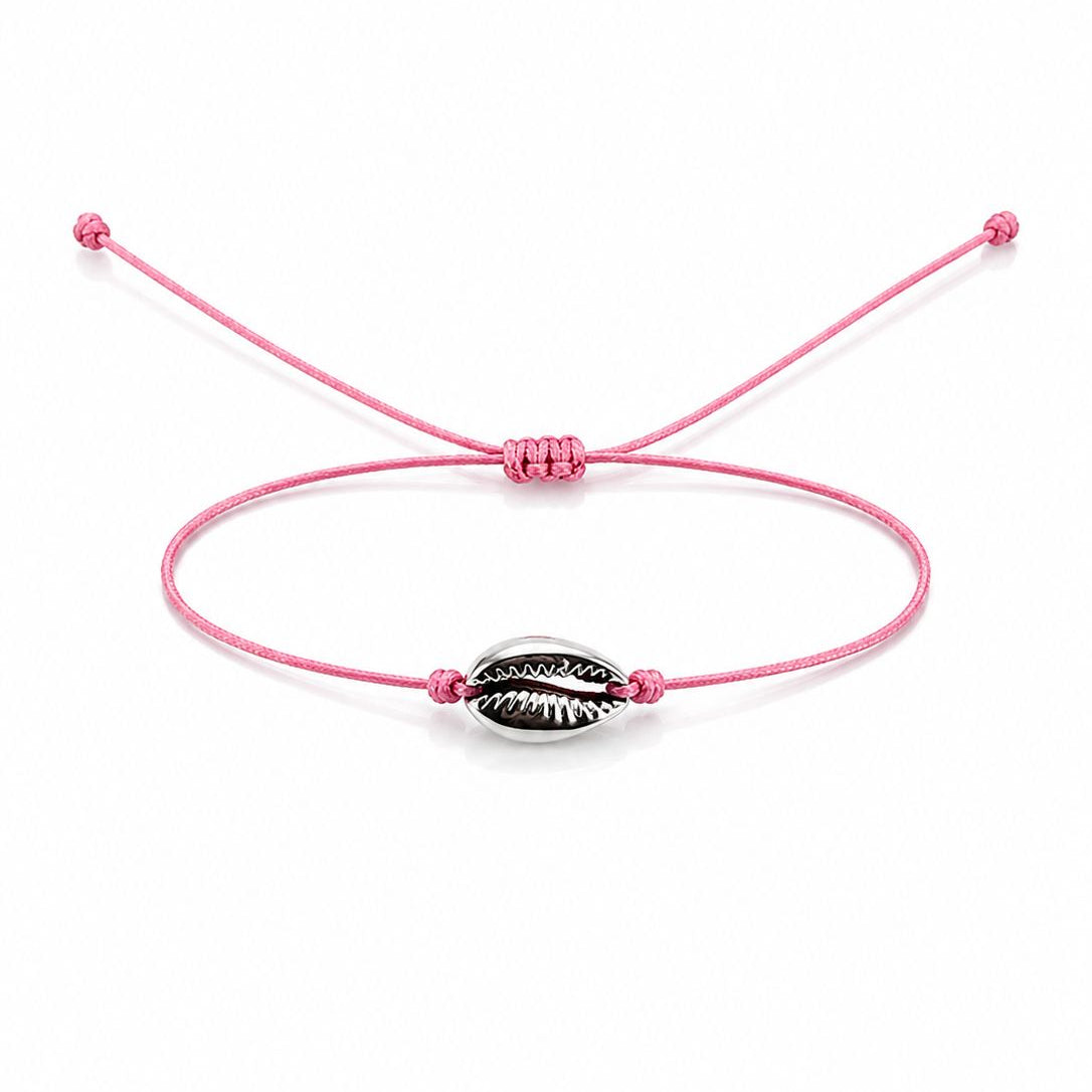 Bracelet coquillage argent femme