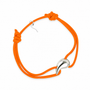 Bracelet goute argent massif corde