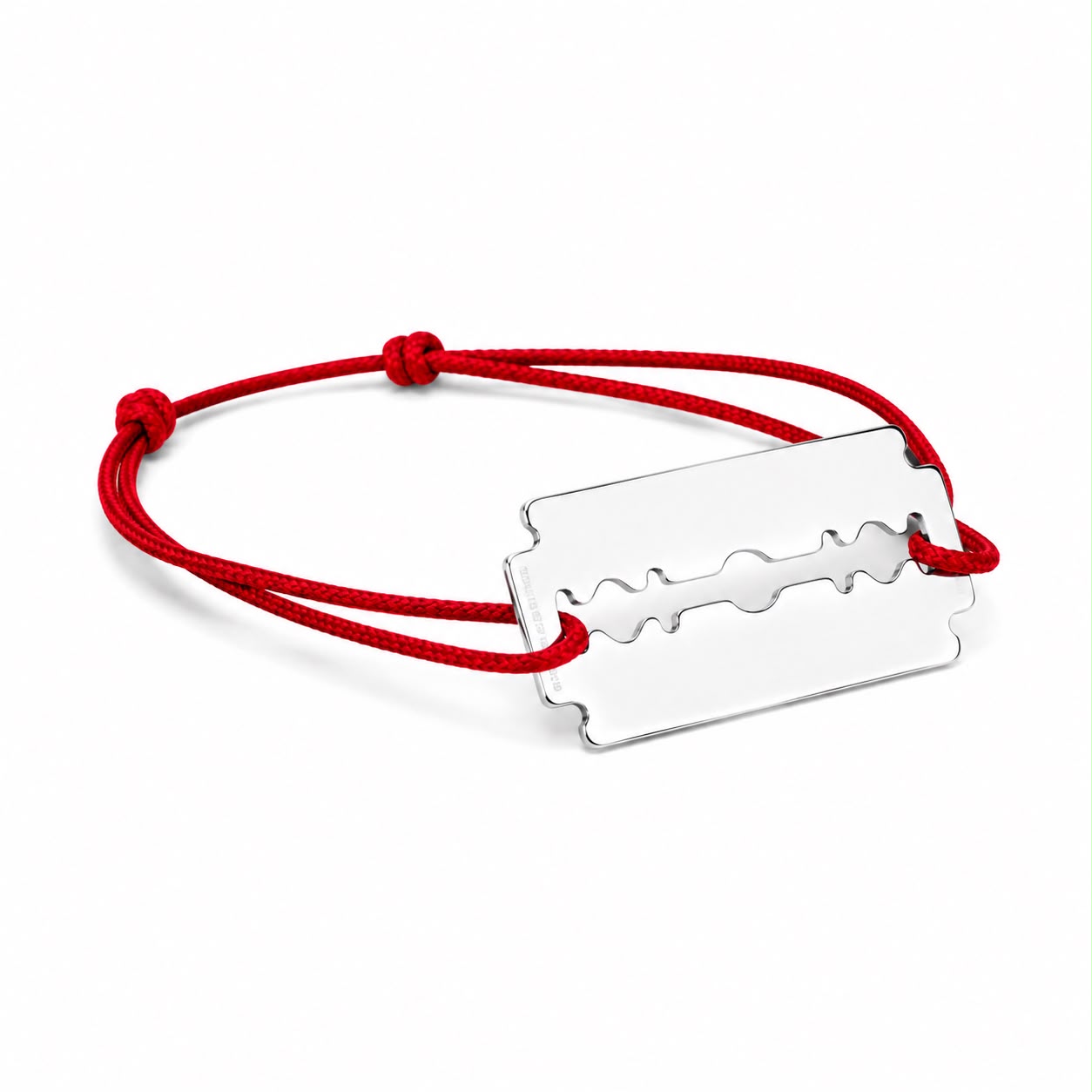 Bracelet personnalisable lame de rasoir homme
