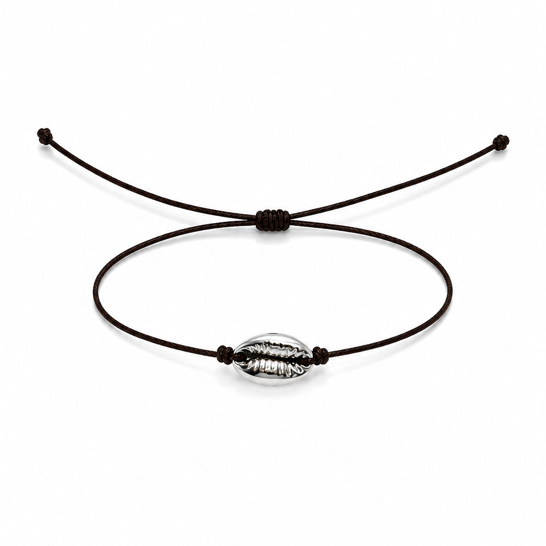 Zilveren schelpenarmband voor kinderen
