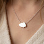 Collier nuage enfant argent massif 