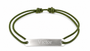 Personalized silver name bracelet for men 
