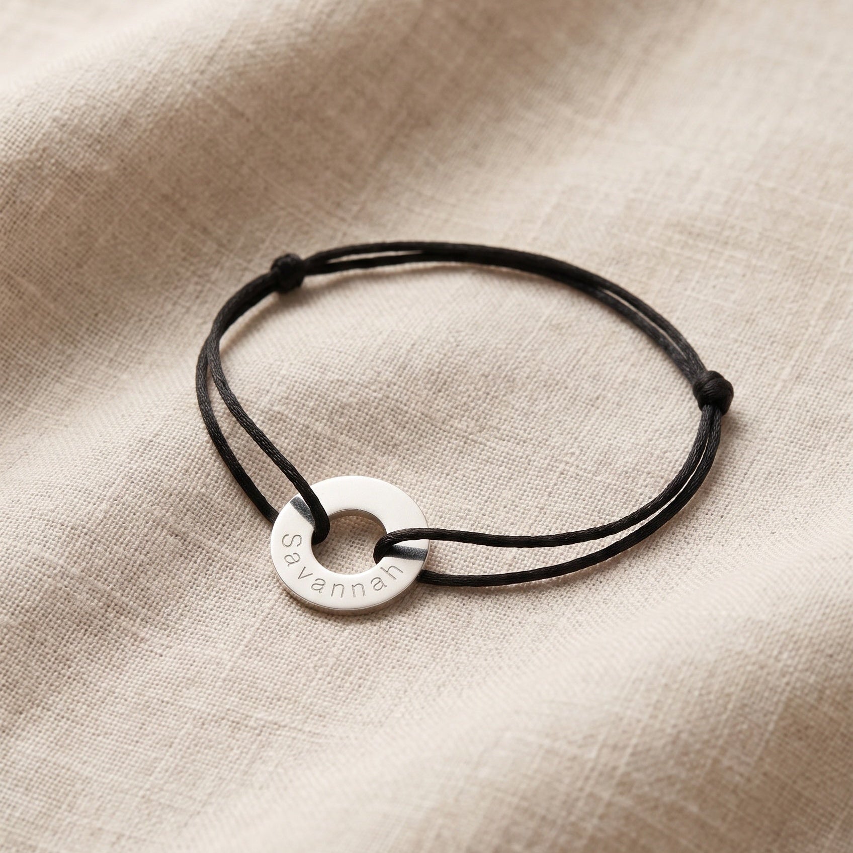 Bracelet cible corde personnalisé homme
